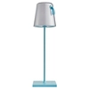 Przenośna lampa stołowa Ostap TB-2749-BL Italux LED 5W 3000K+RGB IP54 niebieska