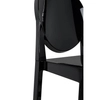 Barowe krzesło Victoria KH010100227 King Home do toaletki 65cm czarne