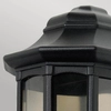 Elewacyjna lampa ogrodowa Newbury GZH-NB7 Garden Zone IP44 przezroczysta czarna