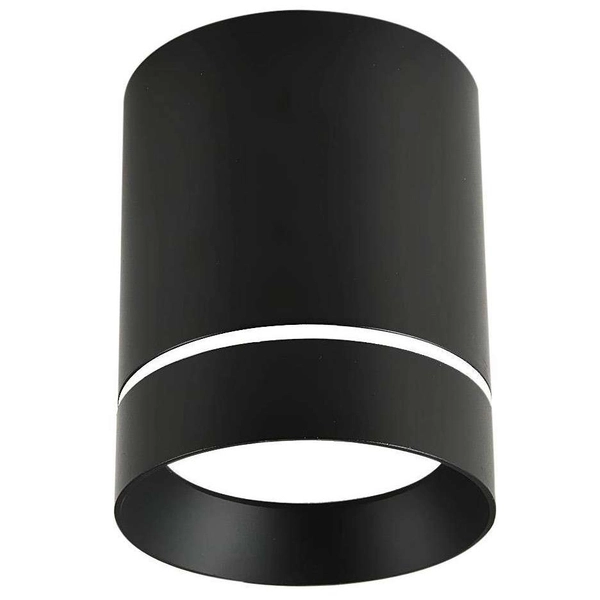 LAMPA sufitowa 2282787 Candellux metalowa OPRAWA tuba plafon z paskiem czarna