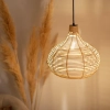 Lampa ekologiczna Boho ABR-LW16-BH-E27 Abruzzo wisząca brązowa
