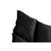 Bujany fotel Swing Velvet KH1301100128 King Home pikowana poduszka czarny
