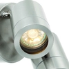 Przyścienna lampa tuba Palin 75449 Saxby IP44 podwójna srebrna