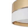 Okrągła lampa sufitowa glamour Hilton 4772 TK Lighting biała złota