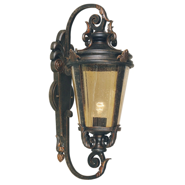 Naścienna latarnia ogrodowa Baltimore BT1-L Elstead vintage IP44 brązowy