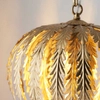 Stylowa lampa wisząca Delphine 95035 Endon do sypialni stal złota