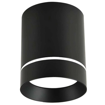 LAMPA sufitowa 2282787 Candellux metalowa OPRAWA tuba plafon z paskiem czarna