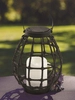 Solarny lampion ogrodowy Koge 313249 LED czujnik zmierzchu czarna