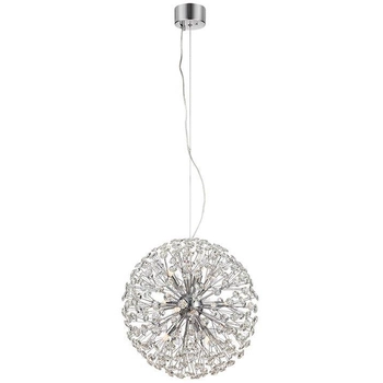 Kryształowa LAMPA wisząca BOLID 108101 Markslojd metalowa OPRAWA crystal glamour ZWIS kula chrom przezroczysta