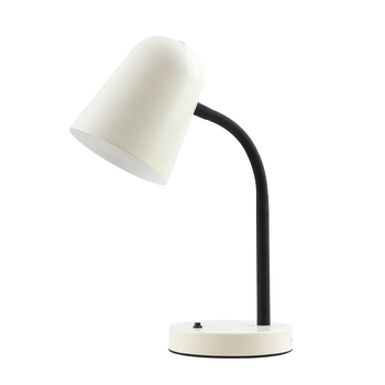 Biurkowa lampka Prato TB-37643-BG Italux metal biały czarny